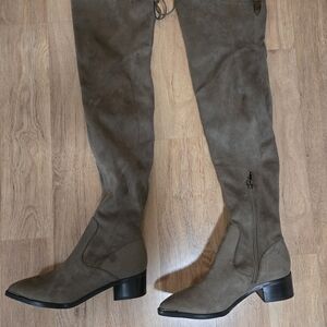 Marc Fisher Women's Brown YUNA Over-The-Knee Boots Size 5.5 A13